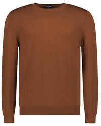 Olymp - Herren Pullover Merinowolle Unifarben - Lyst