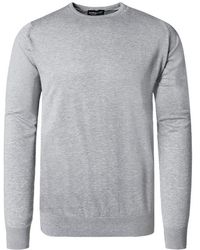 John Smedley - Herren Pullover Cotton Unifarben - Lyst