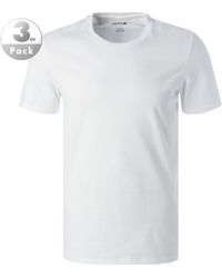 Lacoste - Herren T-Shirts Baumwolle & Mix Unifarben Slim Fit - Lyst