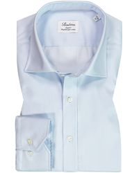 Stenströms - Herren Hemd Baumwolle Gestreift Comfort Fit - Lyst
