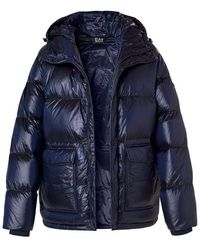 EA7 - Herren Daunenjacke Mikrofaser Unifarben - Lyst