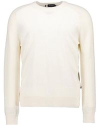 Maerz - Herren Pullover Merinowolle Unifarben - Lyst