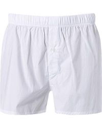 Hanro - Herren Boxershort Baumwolle Unifarben - Lyst