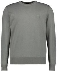BOSS - Herren Pullover Unifarben - Lyst