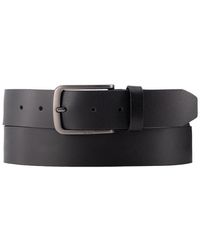 Brax - Herren Gürtel Braun,Schwarz Glattleder - Lyst