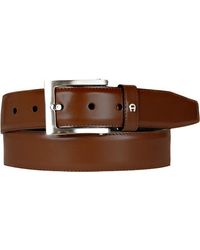 Aigner - Herren Gürtel Glattleder - Lyst