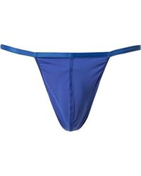 Hom - Herren Stringtanga Mikrofaser/Funktion Unifarben - Lyst