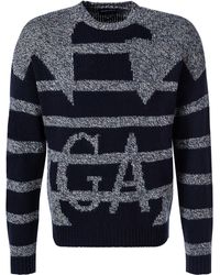 Emporio Armani - Herren Pullover Gemustert - Lyst
