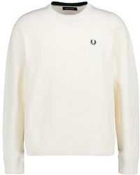 Fred Perry - Herren Pullover Unifarben - Lyst