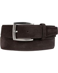 Lindenmann - Herren Gürtel Veloursleder - Lyst