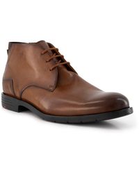 Lloyd - Herren Desert Boots Braun, Cognac Glattleder - Lyst