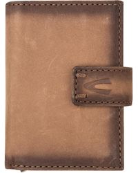 Camel Active - Herren Kartenetui Braun, Cognac Leder - Lyst