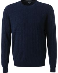 Hackett - Herren Pullover Lammwolle Unifarben - Lyst