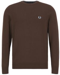 Fred Perry - Herren Pullover Unifarben - Lyst
