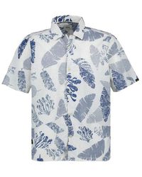 Camel Active - Herren Hemden Blau,Weiß - Lyst