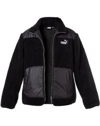 PUMA - Herren Jacke Mikrofaser/Funktion Unifarben - Lyst