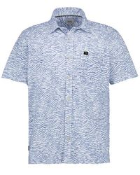 Camel Active - Herren Hemden Baumwolle Gemustert - Lyst