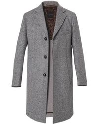 Bugatti - Herren Mantel Unifarben,Fischgrat Slim Fit - Lyst