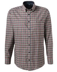 CASA MODA - Herren Hemd Baumwolle Kariert Comfort Fit - Lyst