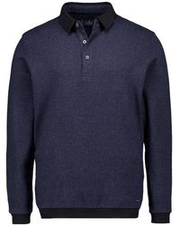 RAGMAN - Herren Polo-Shirt Baumwolle Gemustert - Lyst