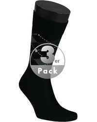Burlington - Herren Socken Mikrofaser/Funktion Gemustert - Lyst