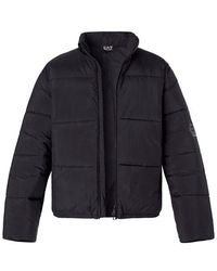 EA7 - Herren Steppjacke Mikrofaser Unifarben - Lyst