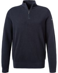 Bugatti - Herren Cardigan Unifarben - Lyst
