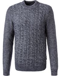 Olymp - Herren Pullover Unifarben - Lyst