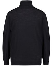 Maerz - Herren Pullover Merinowolle Unifarben - Lyst