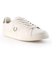 Fred Perry - Herren Sneaker,Weiß Glattleder - Lyst