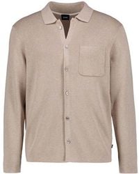 Joop! - Herren Cardigan Baumwolle Unifarben - Lyst