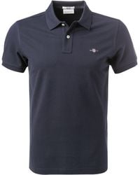 GANT - Herren Polo-Shirt Slim Fit - Lyst