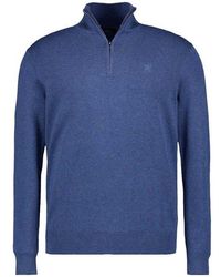 Hackett - Herren Pullover Baumwolle Unifarben - Lyst