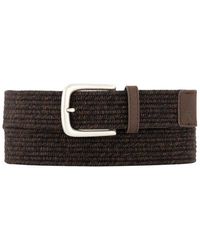 ALBERTO - Herren Gürtel Textil Meliert - Lyst