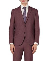DIGEL - Herren Sakko Meliert Slim Fit - Lyst