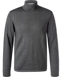 Crossley - Herren Pullover Schurwolle Unifarben - Lyst