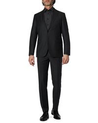 EDUARD DRESSLER - Herren Anzug Grau,Schwarz Meliert - Lyst