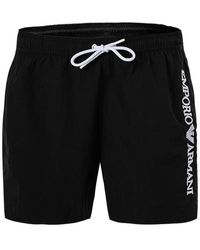 Emporio Armani - Herren Badeshorts Unifarben - Lyst