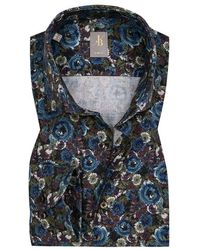 Jacques Britt - Herren Hemd Flanell Slim Fit - Lyst