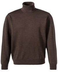 Maerz - Herren Pullover Merinowolle Unifarben - Lyst
