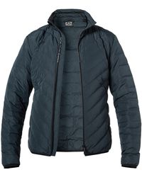 EA7 - Herren Daunenjacke Mikrofaser Unifarben - Lyst