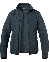 EA7 - Herren Daunenjacke Mikrofaser Unifarben - Lyst