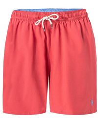 Polo Ralph Lauren - Herren Badeshorts Unifarben - Lyst