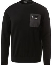 Karl Lagerfeld - Herren Pullover Unifarben - Lyst