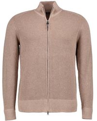 Hackett - Herren Cardigan Merinowolle Unifarben - Lyst