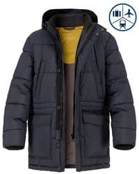 Bugatti - Herren Steppjacke Mikrofaser Unifarben - Lyst