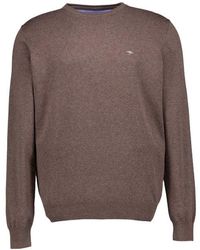 Fynch-Hatton - Herren Pullover Unifarben - Lyst