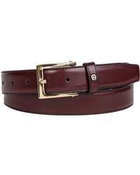 Aigner - Herren Gürtel Glattleder - Lyst