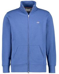 GANT - Herren Sweatjacke Unifarben - Lyst
