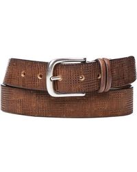 Post & Co - Herren Gürtel Leder Geprägt - Lyst